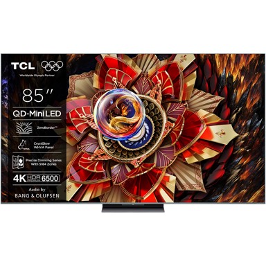 TCL TV 85C9K, QLED Mini LED 4K UHD Google TV, 85"